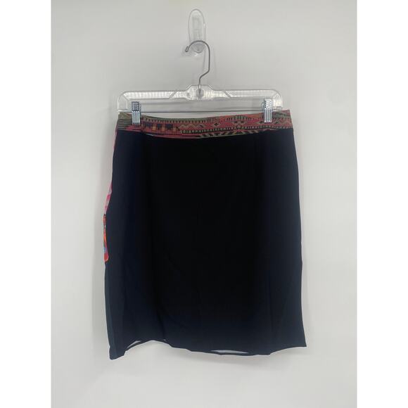 Desigual Yeila Tube Skirt With Pattern Overlayer Style 61F27D3 NEW size 38 US 4 - Picture 4 of 10